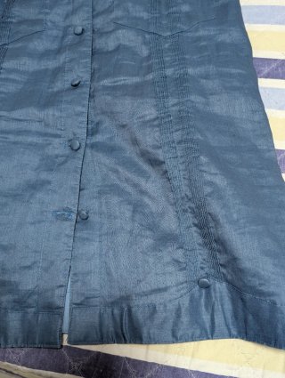 Vestido Guayabera Azul