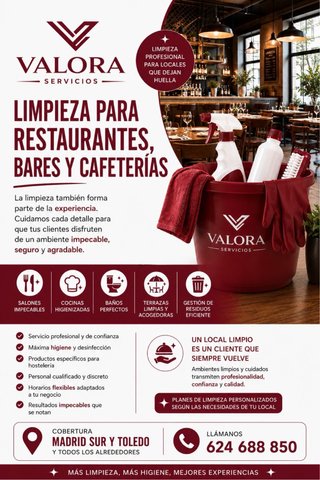 LIMPIEZAS PARA RESTAURANTES