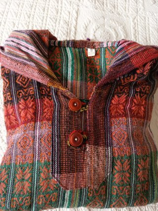 Sudadera chaqueta étnica Ecuador Nepal