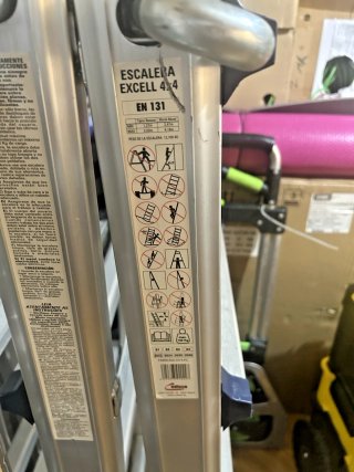 Escalera Telescopica Aluminio Excell 4x4 150kg