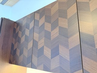 Cocina IKEA moderna madera oscura