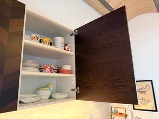 Cocina IKEA moderna madera oscura