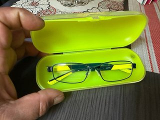 Fodero per occhiali per bambini verde