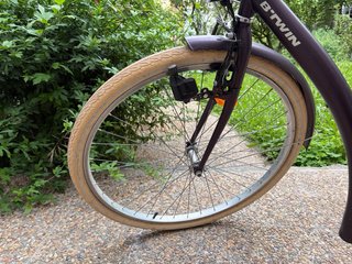 Bicicleta Elops Morada con Cesta