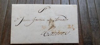 ✉️ 3 Cartas Antiguas Siglo XIX Prefilatelia