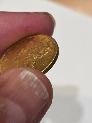 Moneta d'oro da 5$ USA del 1901 (Half Eagle)
