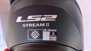 Casco Moto LS2 Negro y Blanco