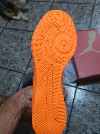 Zapatillas Puma Naranja y Negro