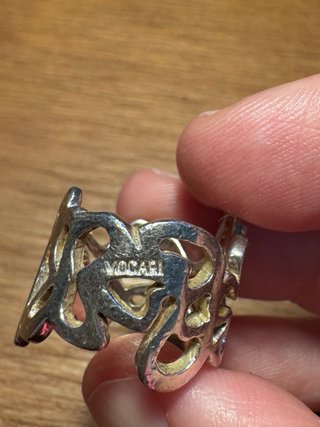 Anillo Plata de Ley Diseño Calado.