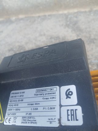 Bomba de agua con presostato