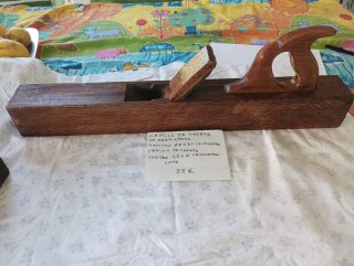 Lote 2 Cepillos Carpintero Madera Vintage