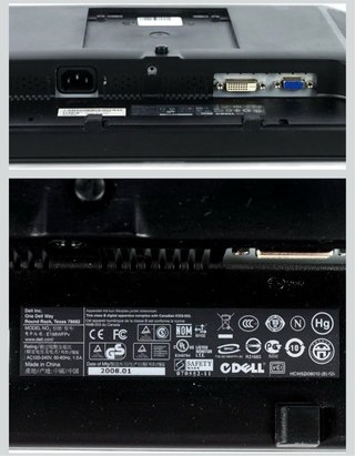 Dos Monitores 19" LCD HD Dell E198WFPF