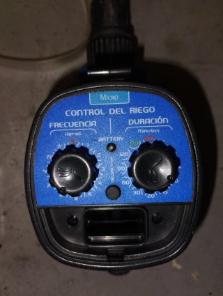 Programador de riego de cesped