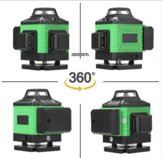 NIVEL LÁSER 3D 12 LÍNEAS 2 BATERÍAS Y ACCESORIOS.