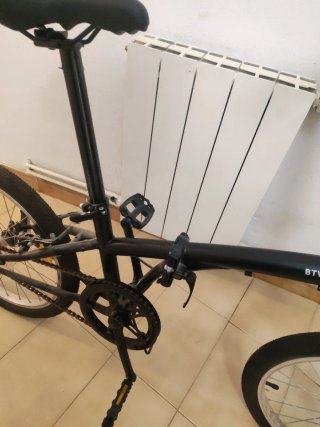 Bicicleta plegable Btwin sin cambios