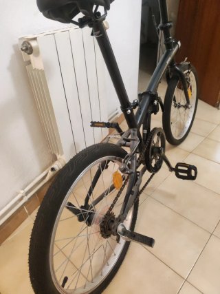 Bicicleta plegable Btwin sin cambios