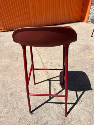 5 Sillas Altas Rojas