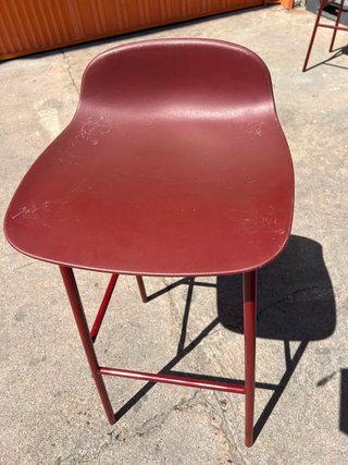 5 Sillas Altas Rojas