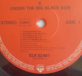 Vinile LP X - Under The Big Black Sun