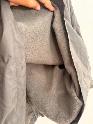 Chaqueta impermeable gris XXL