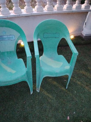 7 Sillas Heineken Verdes Exterior