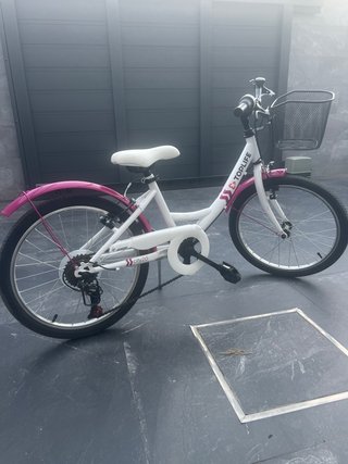 Bicicleta Infantil TOPLIFE 20 Rosa y Blanca