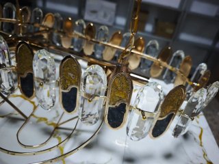 Lámpara Colgante LED de Cristal Premium 70 Cm