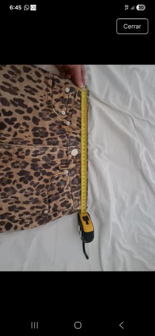 Pantalones vaqueros Bimba y Lola leopardo