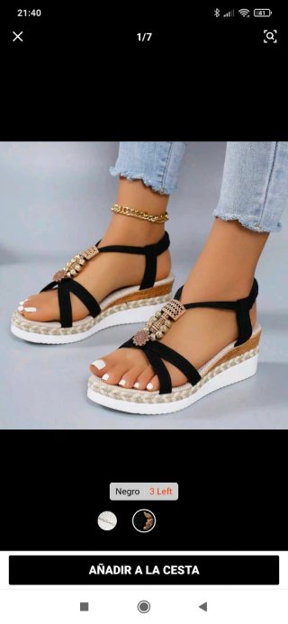NUEVAS Sandalias Verano Mujer Talla 36
