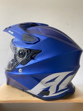 Casco Airoh Commander Solid Azul Talla M