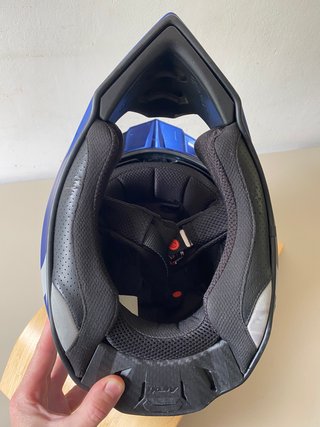 Casco Airoh Commander Solid Azul Talla M