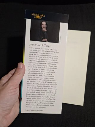 Joyce Carol Oates. Riesgos de los viajes en el...