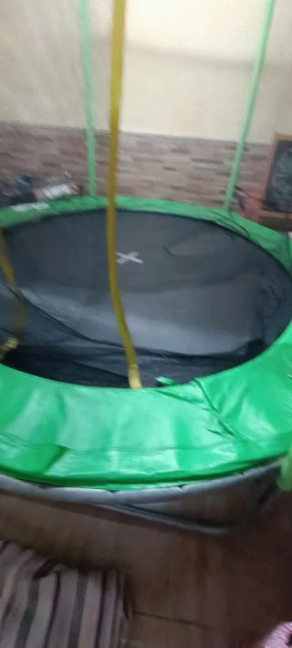 Trampolino per bambini con rete di sicurezza