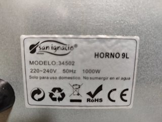 Mini horno San Ignacio