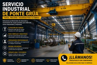Servicio Industrial de Puente Grúa