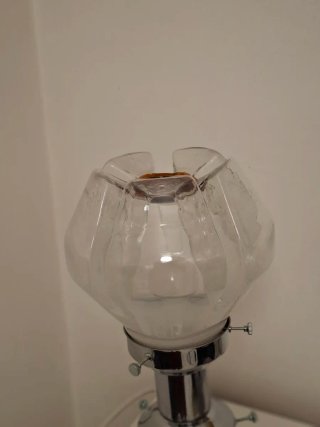 Lampada vintage vetro e metallo