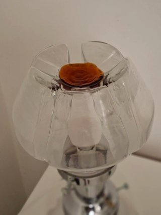 Lampada vintage vetro e metallo