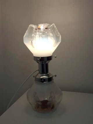 Lampada vintage vetro e metallo