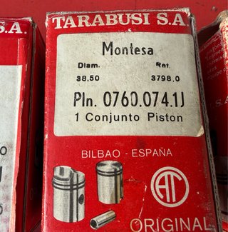 PISTON ORIGINAL MONTESA COTA 25 Y 49 PRECIO UNIDAD