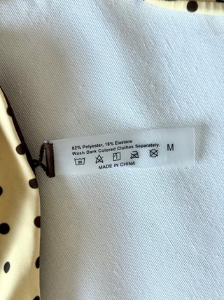 Bikini lunares marrón y beige