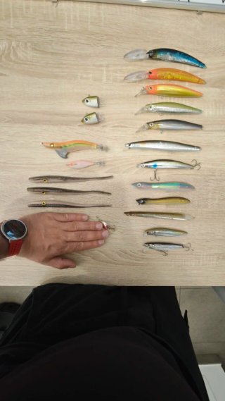 Señuelos de pesca variados