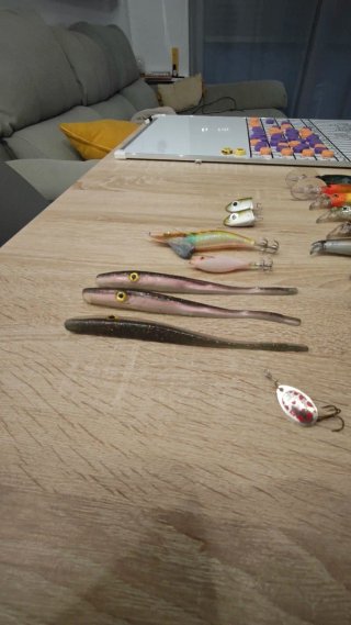 Señuelos de pesca variados