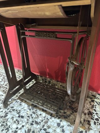 Máquina de coser Hexagon antigua