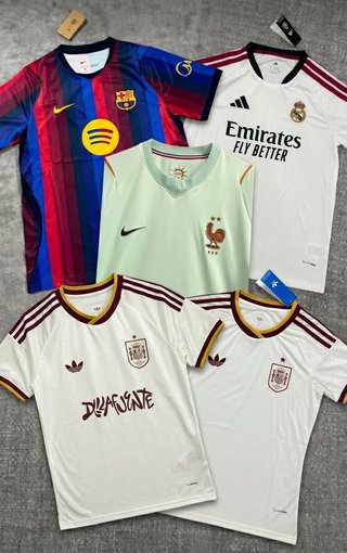 Camicie da calcio varie