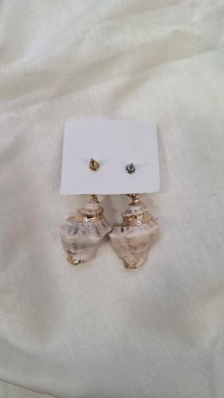 Pendientes Conchas Marinas Estilo Bohemio