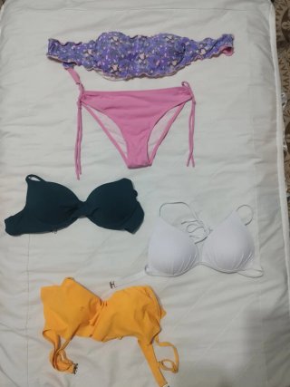 Set bikini donna floreale e rosa