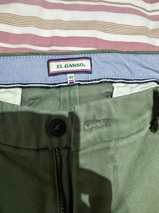 Pantalón chino verde