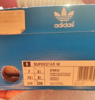 Adidas Superstar Doradas y Blancas