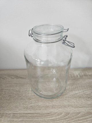 Bote cristal hermético 5L