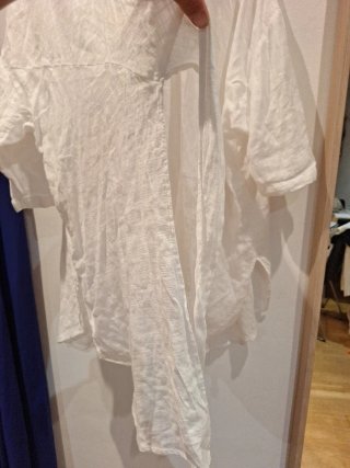 Camisa de lino blanca